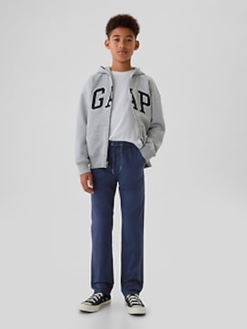 Kids Pull-On Straight Khakis