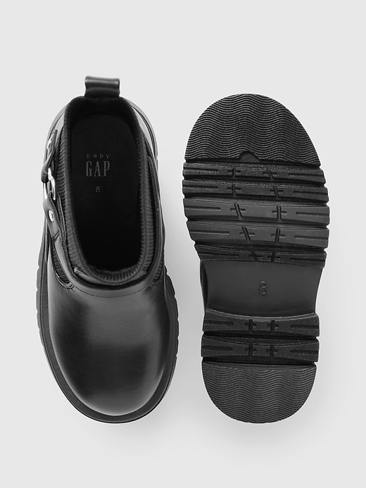 Image number 3 showing, Baby & Toddler Heart Moto Boots