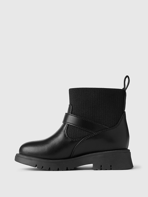 Image number 5 showing, Baby & Toddler Heart Moto Boots