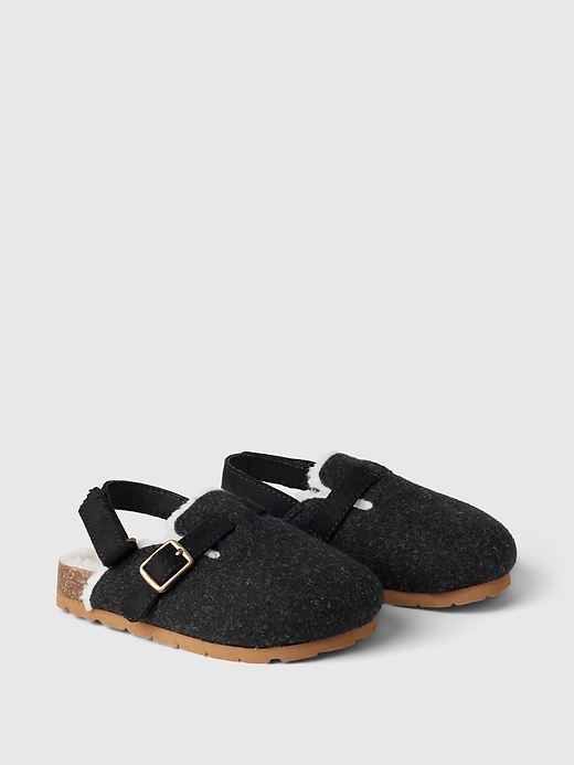 2 of 8 showing, with the color true black of product Baby & Toddler Cozy Clogs