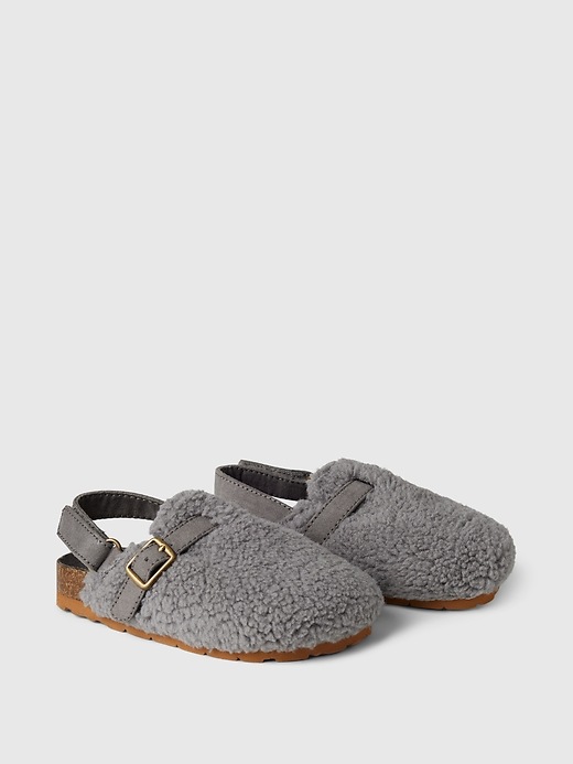 Image number 2 showing, Baby & Toddler Sherpa Clogs