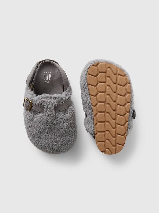 Image number 3 showing, Baby & Toddler Sherpa Clogs