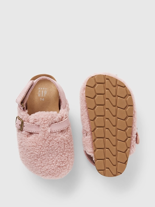 Image number 3 showing, Baby & Toddler Sherpa Clogs