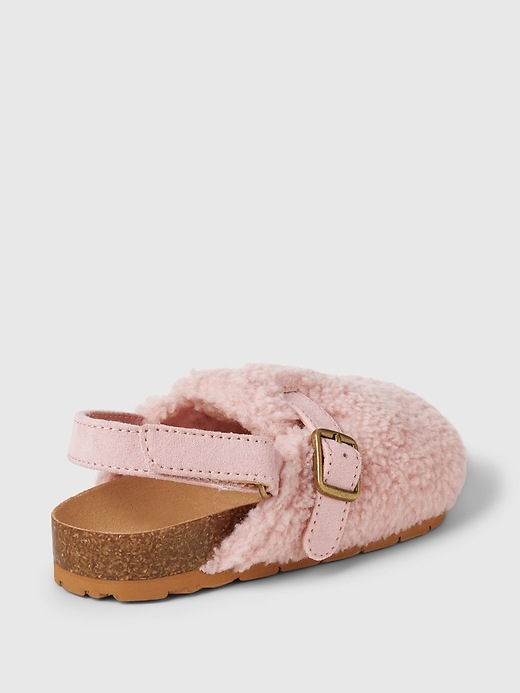 Image number 4 showing, Baby & Toddler Sherpa Clogs