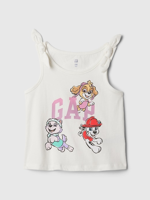 1 of 8 showing, with the color new off white of product Baby & Toddler Graphic Tank Top