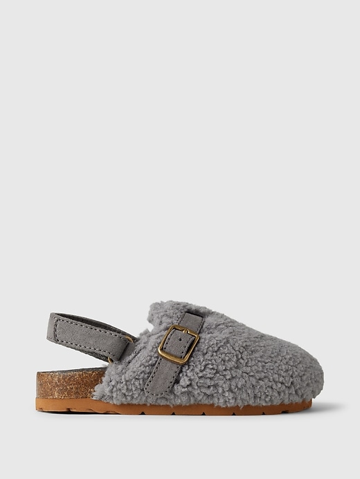 Image number 1 showing, Baby & Toddler Sherpa Clogs