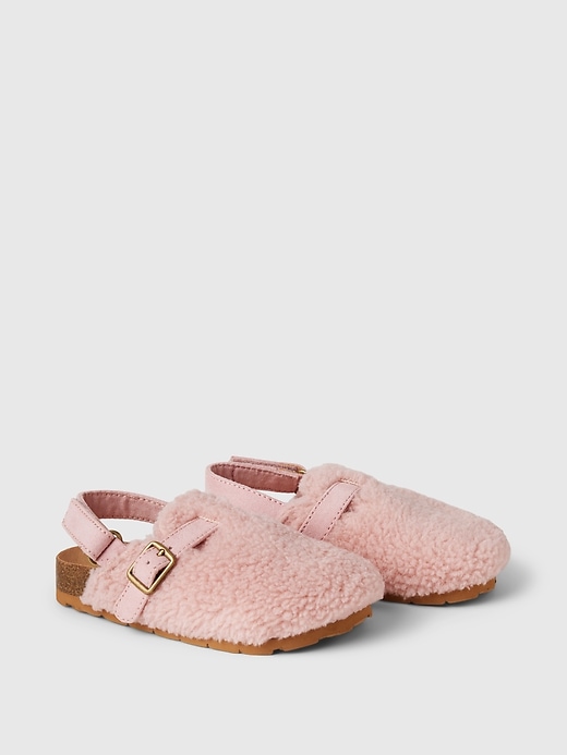 Image number 2 showing, Baby & Toddler Sherpa Clogs