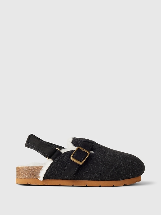 1 of 8 showing, with the color true black of product Baby & Toddler Cozy Clogs