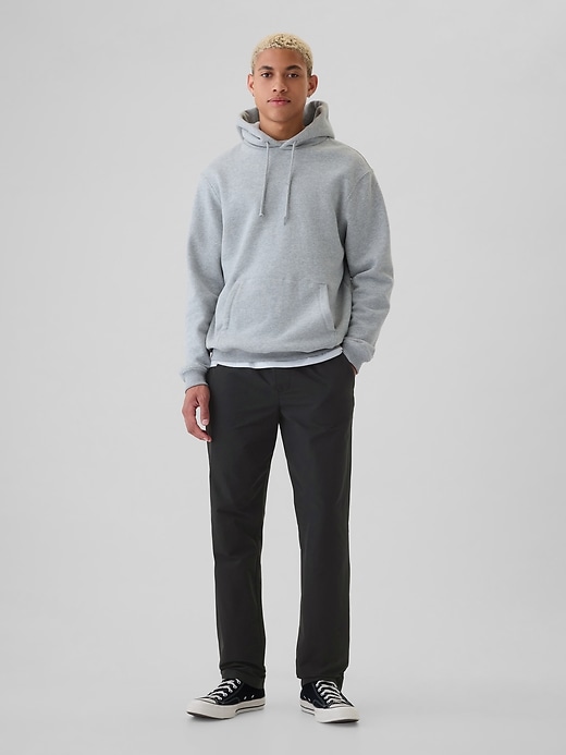 1 of 8 showing, with the color true black of product Tech Pull-On Straight Pants