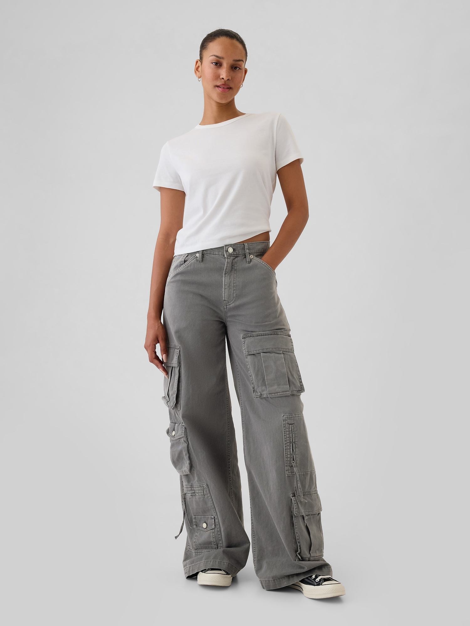 Flowy Cargo Pants Gap