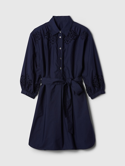 gap eyelet shirt dress Eyelet Tiered Mini Shirtdress