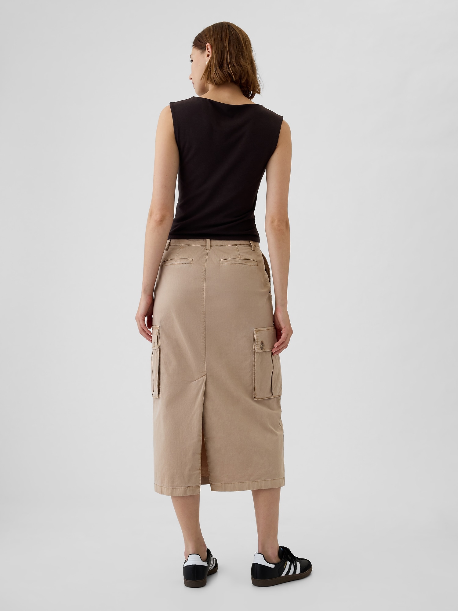 Overall skirt midi sales