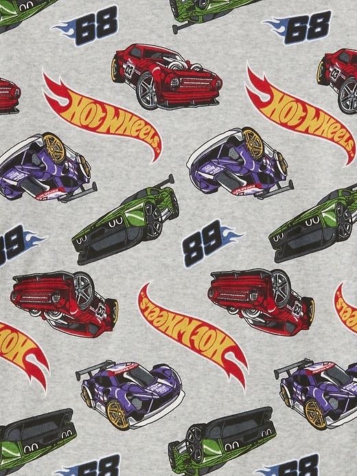 Image number 3 showing, Kids Organic Cotton Hot Wheels PJ Set