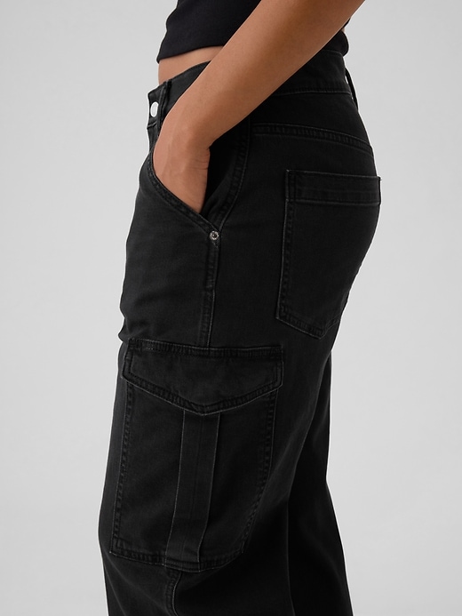 Image number 8 showing, Mid Rise '90s Loose Cargo Jeans