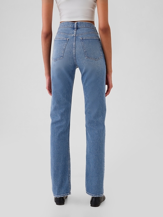 Image number 4 showing, High Rise '90s Straight Jeans