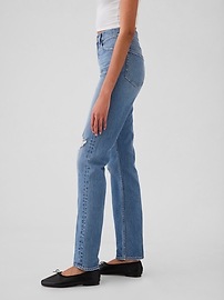 High Rise Cuffed '90s Straight Jeans