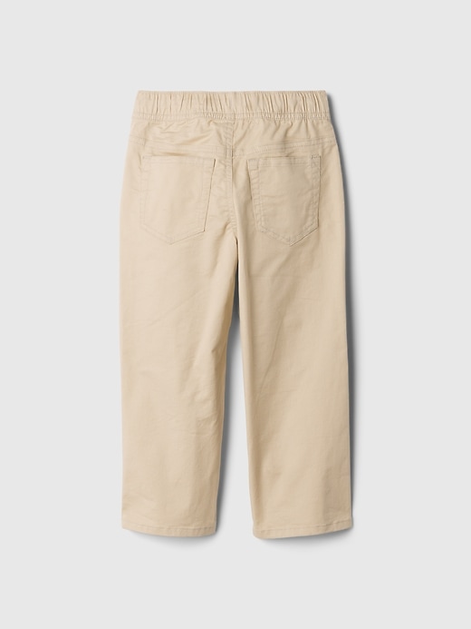 2 of 8 showing, with the color bedrock beige of product Baby & Toddler Pull-On Baggy Khakis