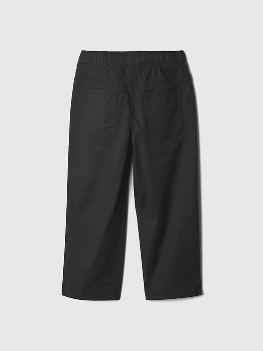 2 of 8 showing, with the color soft black of product Baby & Toddler Pull-On Baggy Khakis