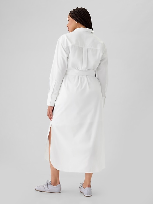 Organic Cotton Maxi Shirtdress | Gap
