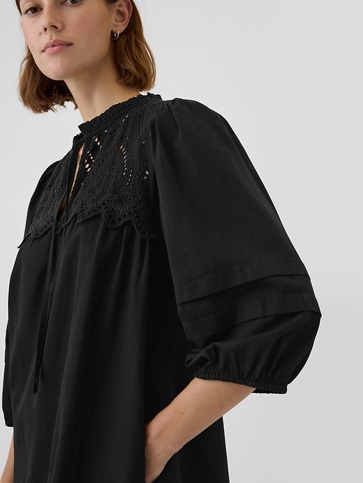 gap eyelet mini dress Women's Eyelet Hem Mini Shift Dress by Gap New Off White Size XL