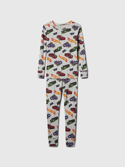 Image number 1 showing, Kids Organic Cotton Hot Wheels PJ Set