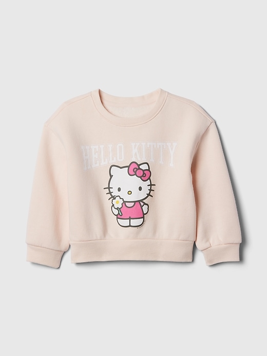 1 of 8 showing, with the color barely pink of product Baby & Toddler Hello Kitty Sweatshirt