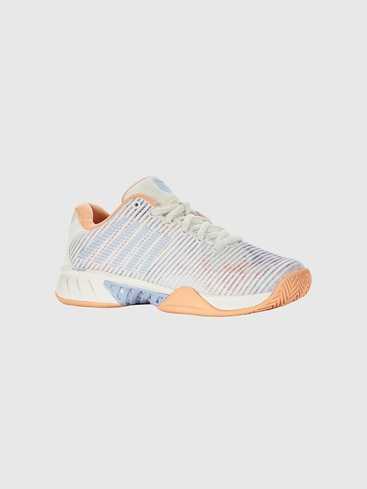 2 of 8 showing, with the color WHITE MULTI of product K-Swiss Womens Hypercourt Express 2 Sneaker