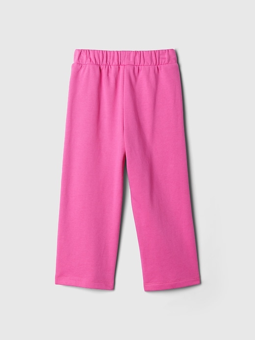 Image number 2 showing, Baby & Toddler VintageSoft Wide-Leg Logo Sweatpants