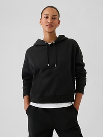 VintageSoft Cropped Hoodie