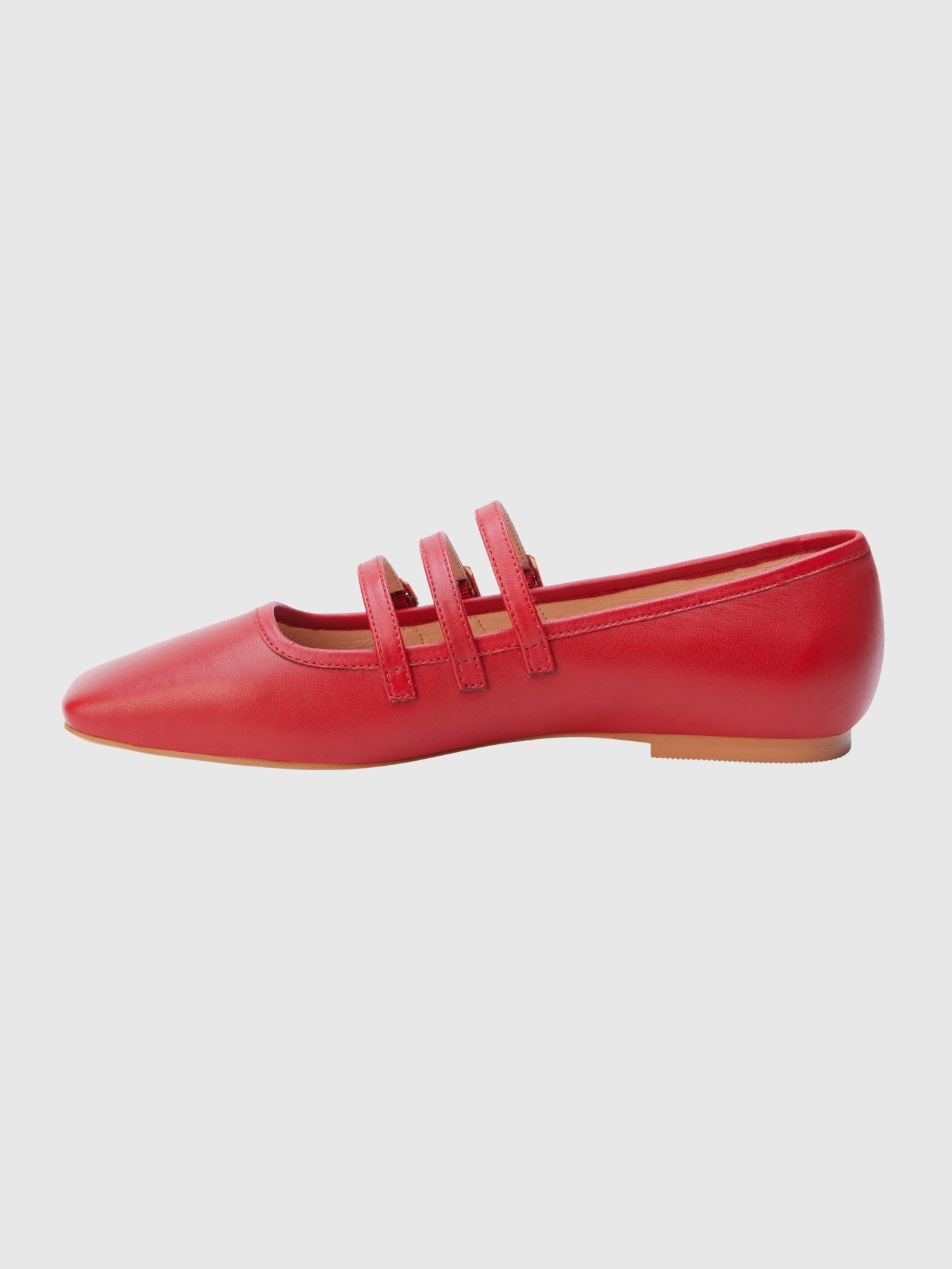 Женские балетки Gap Nova Ballet Flat, цвет: Красный — фото 3