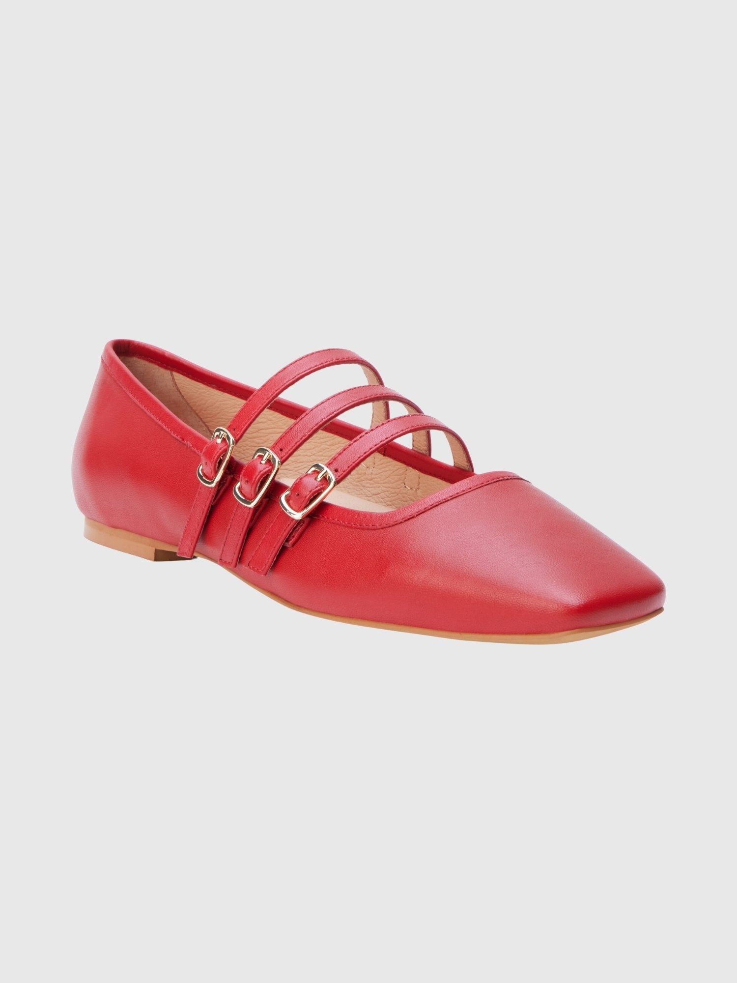 Женские балетки Gap Nova Ballet Flat, цвет: Красный — фото 2