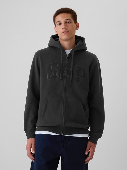 Image number 1 showing, VintageSoft Arch Logo Full-Zip Hoodie