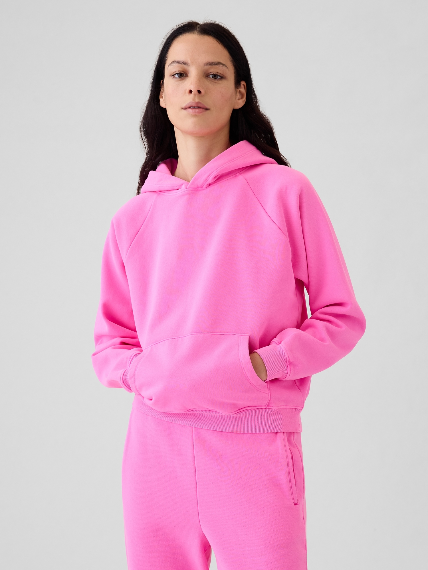 Hot pink gap hoodie shop