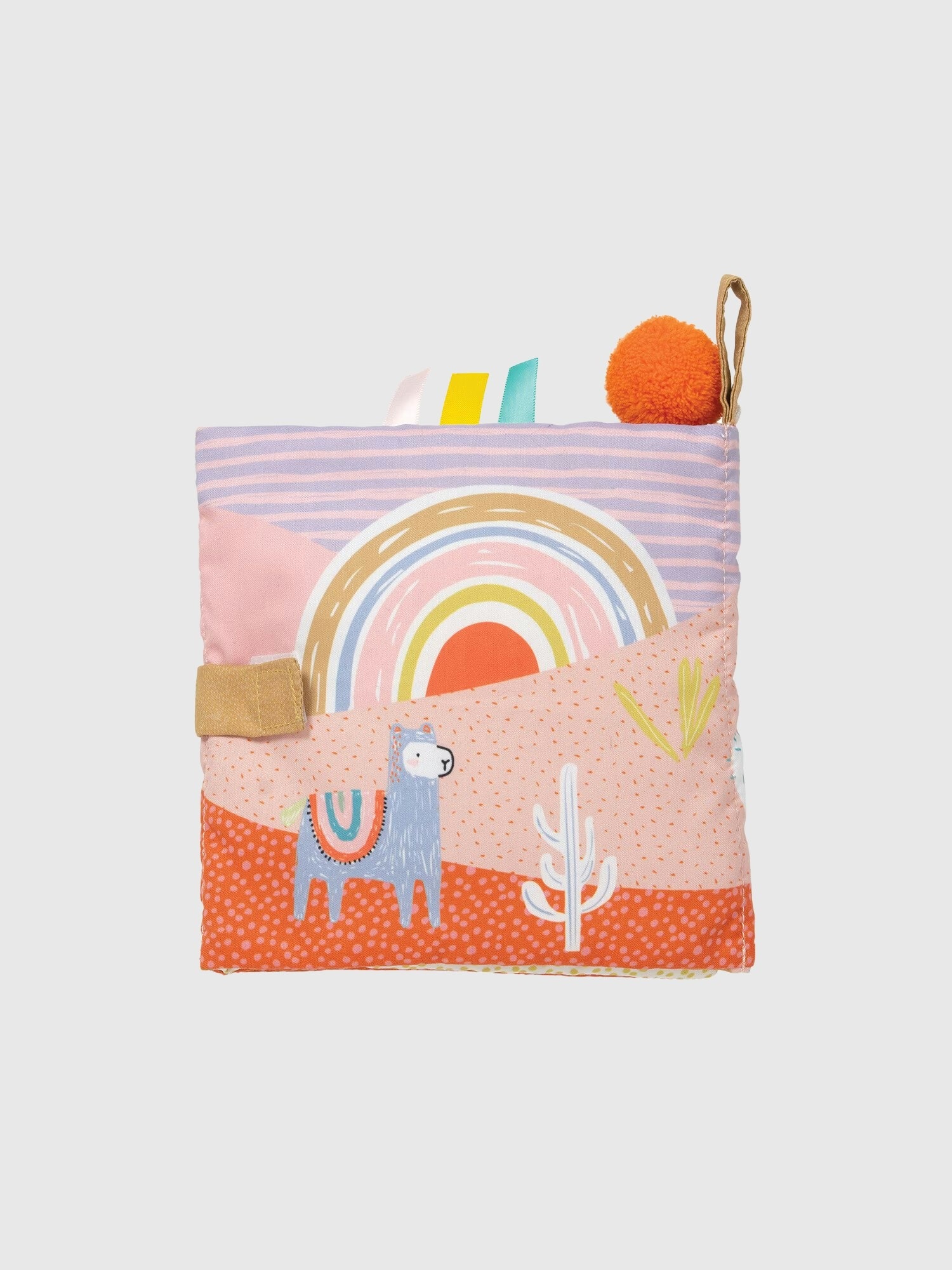 Мягкая развивающая книжка Gap Llama, цвет: Разноцветный — фото 4