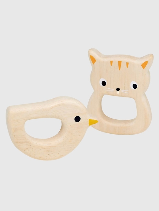 2 of 8 showing, with the color Multi of product Kitten and Bird Baby Toy Bundle