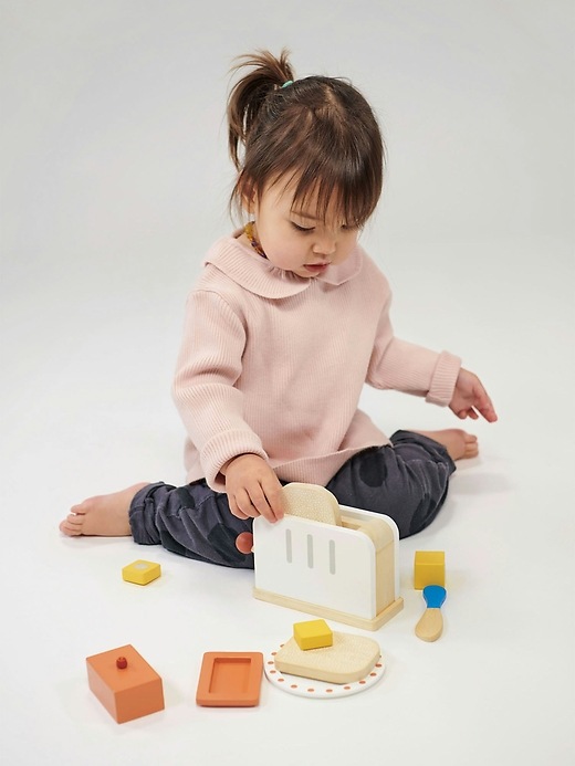 2 of 8 showing, with the color Multi of product Rise and Shine Toddler Toaster Toy Set