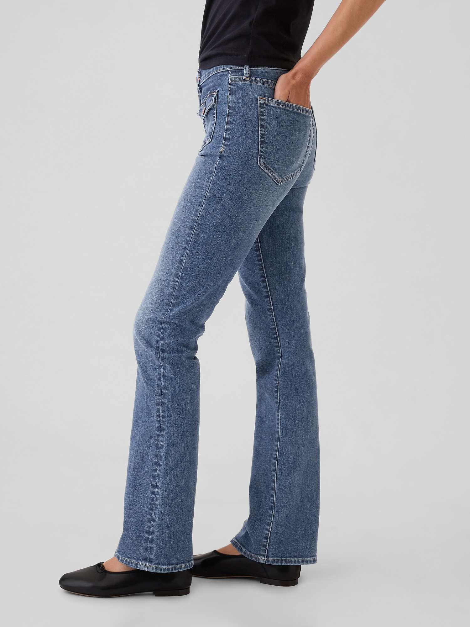 Mid Rise Baby Boot Jeans Gap