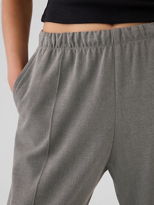 Image number 8 showing, Wide-Leg Seamed Pull-On Pants