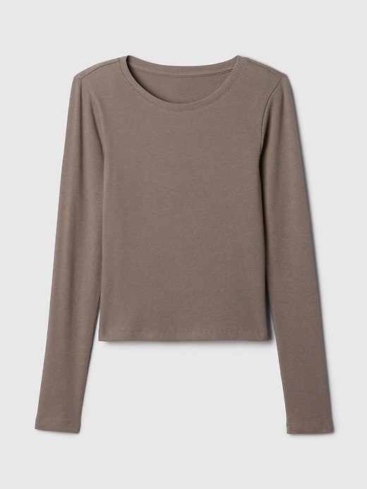 Image number 5 showing, Modern Rib Cropped T-Shirt