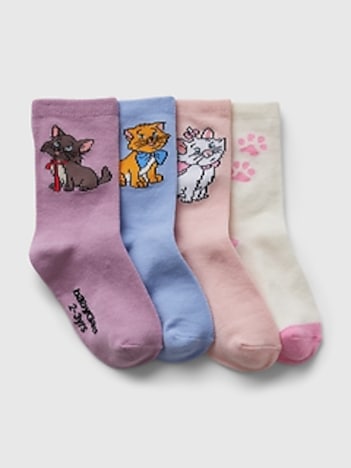 Gap × Disney Baby The Aristocats Crew Socks (4-Pack)