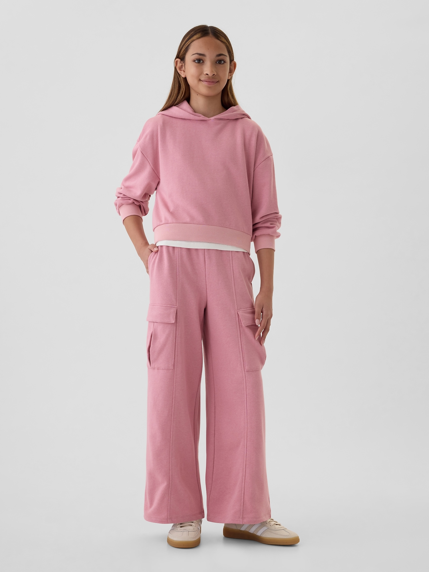 Kids Vintage Soft Seamed Cargo Sweatpants Gap