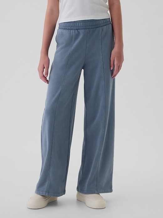 ★SPAO★Soft Cotton Semi-Wide Sweatpants★SPMTE23G02 SPAO Loose Fit Fleeced Jogger Pants | Joggers & Sweatpants