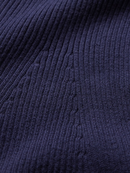 Image number 4 showing, Mockneck Rib Mini Sweater Dress