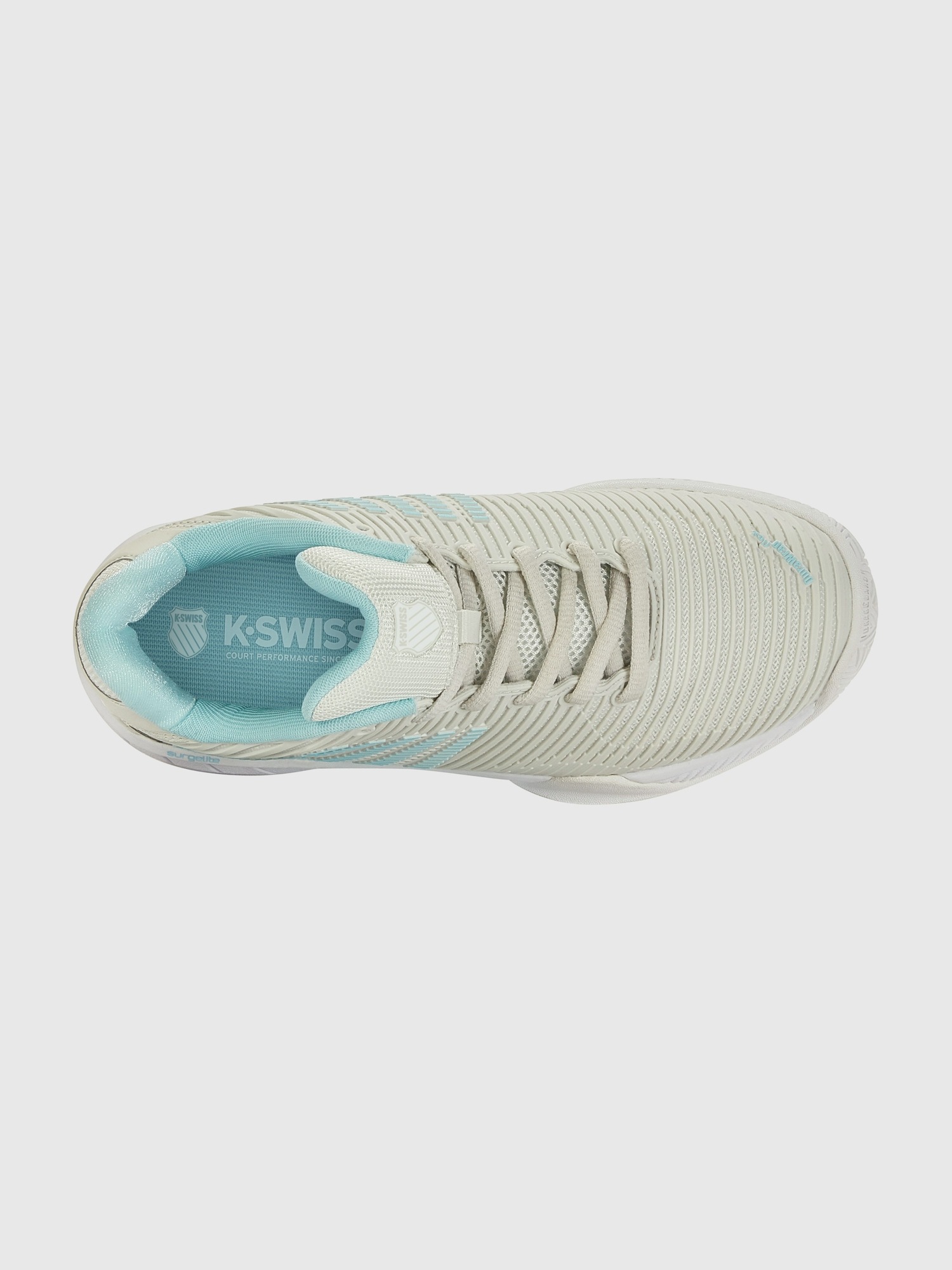 Женские кроссовки K-Swiss Hypercourt Express 2 Sneaker, цвет: Белый разноцветный — фото 6