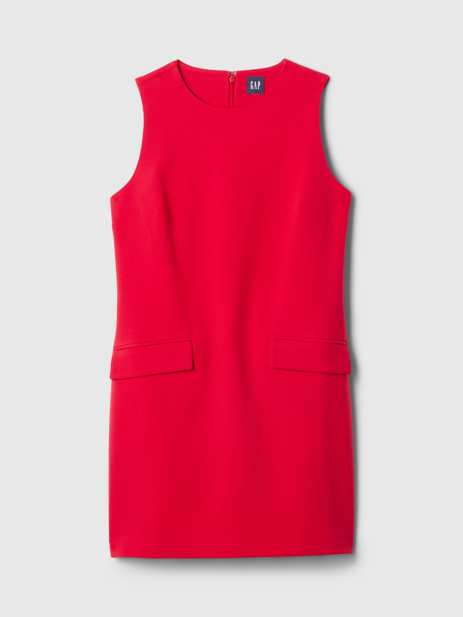 Fashion Solid O-Neck Stitching Velvet Shift Dress