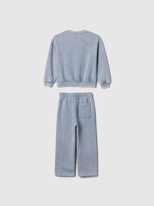 2 of 8 showing, with the color bainbridge blue of product Baby & Toddler VintageSoft Relaxed Sweat Set