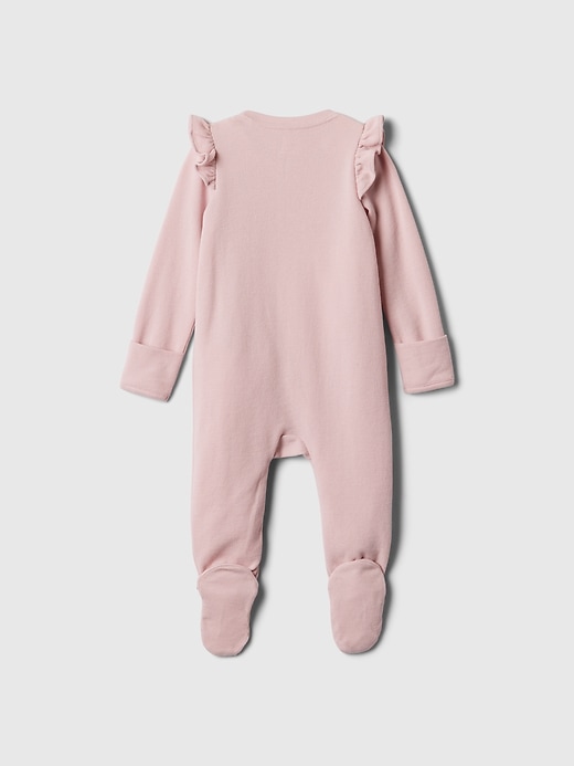 2 of 8 showing, with the color primitive pink of product Baby First Favorites Waffle One-Piece