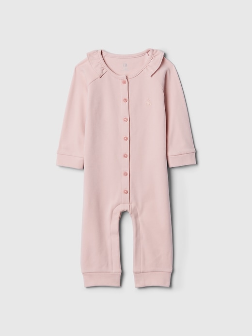 1 of 8 showing, with the color primitive pink of product Baby Soft Brushed One-Piece