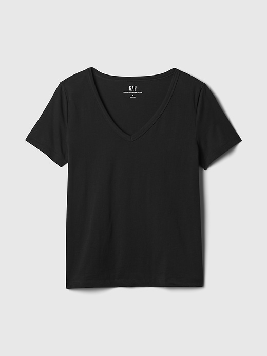 Image number 4 showing, Organic Cotton VintageSoft V-Neck T-Shirt