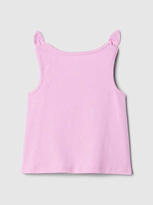 2 of 8 showing, with the color sugar pink of product Baby & Toddler Graphic Tank Top
